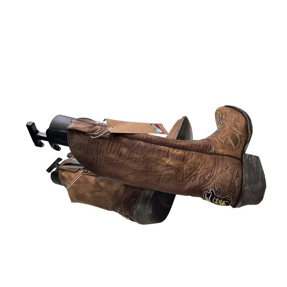 NCAA Appalachian State Mountaineers Embroidered Distressed Men's Gameday Boots - Picture 12 of 14